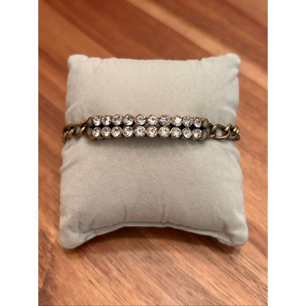 J.Crew | Crystal ID Bracelet | 7” Length